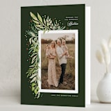 "Seppele" - Holiday Cards in Evergreen by Ashley DeMeyere - Folded Card