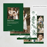 "Allegro" - Holiday Cards in Balsam Fir by Benita Crandall - Back of Card Options