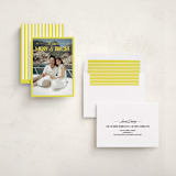 "Bright and Cheery" - Holiday Cards in Lemon by Jenna Holcomb - Assembled