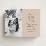 "Newlywed Toast" - Holiday Cards in Candied Grapefruit by Randi Cirelli - Folded Card