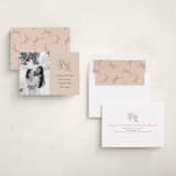 "Newlywed Toast" - Holiday Cards in Candied Grapefruit by Randi Cirelli - Assembled