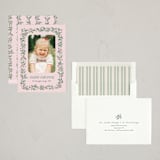 "Sketched Holly" - Holiday Cards in Candy by frau brandt - Assembled