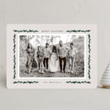"e v e r g r e e n" - Holiday Cards in Ivory by Sara Hicks Malone - Front