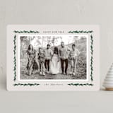 "e v e r g r e e n" - Holiday Cards in Ivory by Sara Hicks Malone - Front