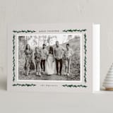 "e v e r g r e e n" - Holiday Cards in Ivory by Sara Hicks Malone - Folded Card