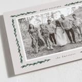 "e v e r g r e e n" - Holiday Cards in Ivory by Sara Hicks Malone - Detail