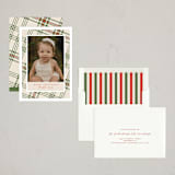 "Tartan Plaid" - Holiday Cards in Christmas Morning by Megan Cash - Assembled