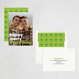 "Stand Out" - Holiday Cards in Lime by Lisa Assenmacher - Assembled