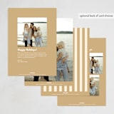 "Holly Jolly and Merry" - Holiday Cards in Marshmallow by Angela Garrick - Back of Card Options