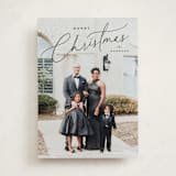 "Wintertide" - Holiday Cards in Coal by Kristie Kern - Front