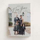 "Wintertide" - Holiday Cards in Coal by Kristie Kern - Folded Card