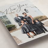 "Wintertide" - Holiday Cards in Coal by Kristie Kern - Detail