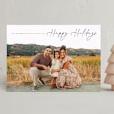 "Top Holiday" - Holiday Cards in Coal by Ashlee Townsend - Front