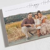 "Top Holiday" - Holiday Cards in Coal by Ashlee Townsend - Detail