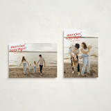 "Very Merry Together" - Holiday Cards in Stocking by Megan Davis - Photo Orientation Options