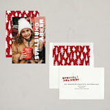 "Merry Christmas Stamp" - Holiday Cards in Snow by Jayne Alfieri - Assembled