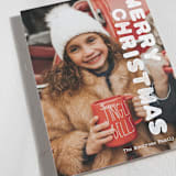 "Merry Christmas Stamp" - Holiday Cards in Snow by Jayne Alfieri - Detail