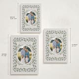 "heritage wrap" - Holiday Cards in Cottage Blue by Jen Owens - Formats Available