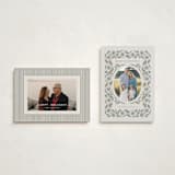 "heritage wrap" - Holiday Cards in Cottage Blue by Jen Owens - Photo Orientation Options