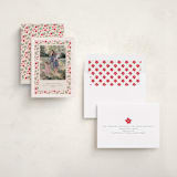 "Pique Nique" - Holiday Cards in Eggnog by Claudia Orengo - Assembled