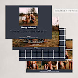 "Minimal Mod" - Holiday Cards in Night Sky by JoAnn Jinks - Back of Card Options