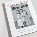 "mostly nice" - Holiday Cards in Cherry by Jelena Vuletic - Detail
