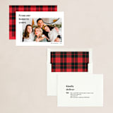 "at home" - Holiday Cards in Snow by That Girl Press - Assembled