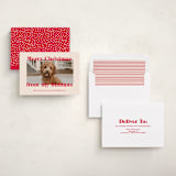 "Happy Howlidays" - Holiday Cards in Cherry by Annie Clark - Assembled