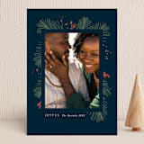 "Whispering Pines" - Holiday Cards in Midnight by Jennifer Wick - Front