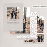 "Growing Frame" - Holiday Cards in Snowflake by Monika Torun - Back of Card Options