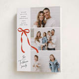 "Ascend" - Holiday Cards in Poinsettia by Paper Raven Co. - Folded Card