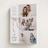 "Ascend" - Holiday Cards in Blush by Paper Raven Co. - Folded Card