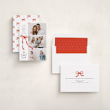 "Ascend" - Holiday Cards in Poinsettia by Paper Raven Co. - Assembled