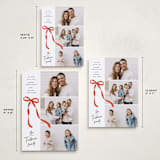 "Ascend" - Holiday Cards in Poinsettia by Paper Raven Co. - Formats Available