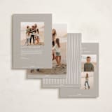 "Merriest Together" - Holiday Cards in Snow by Orasie - Back of Card Options
