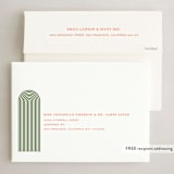 "Lined Path" - Holiday Cards in Pine by Danie Romrell - FREE Recipient Addressing