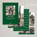 "Unleash the Joy" - Holiday Cards in Pine by Sandra Picco Design - Back of Card Options