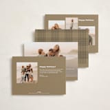 "Simple greetings" - Holiday Cards in Snowfall by Stacey Meacham - Back of Card Options