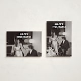 "Simple greetings" - Holiday Cards in Snowfall by Stacey Meacham - Photo Orientation Options