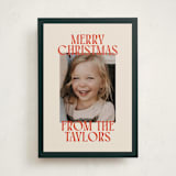 "Cheerful Stack" - Holiday Cards in Mistletoe by Ekko Studio - Front
