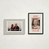 "Cheerful Stack" - Holiday Cards in Mistletoe by Ekko Studio - Photo Orientation Options