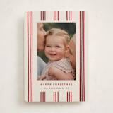 "painted lines" - Holiday Cards in Berry by Christy Hy Lee - Front