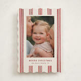 "painted lines" - Holiday Cards in Berry by Christy Hy Lee - Front