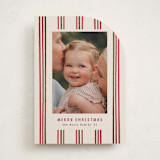 "painted lines" - Holiday Cards in Berry by Christy Hy Lee - Front