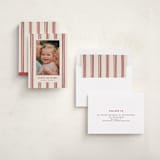 "painted lines" - Holiday Cards in Berry by Christy Hy Lee - Assembled