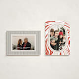 "Peppermint Flavor" - Holiday Cards in Peppermint by Oscar and Emma - Karly Depew - Photo Orientation Options
