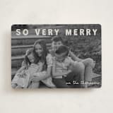 "merry greeting" - Holiday Cards in Cream by Jenny Millington - Front