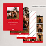 "Merry Brightly" - Holiday Cards in Peppermint by Jen Banks - Back of Card Options