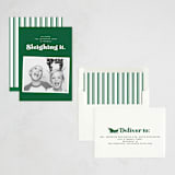 "Sleighing It" - Holiday Cards in Elf by Corinne Malesic - Assembled