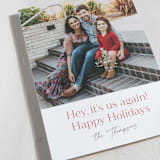 "Us Again" - Holiday Cards in Snow by Robert and Stella - Detail